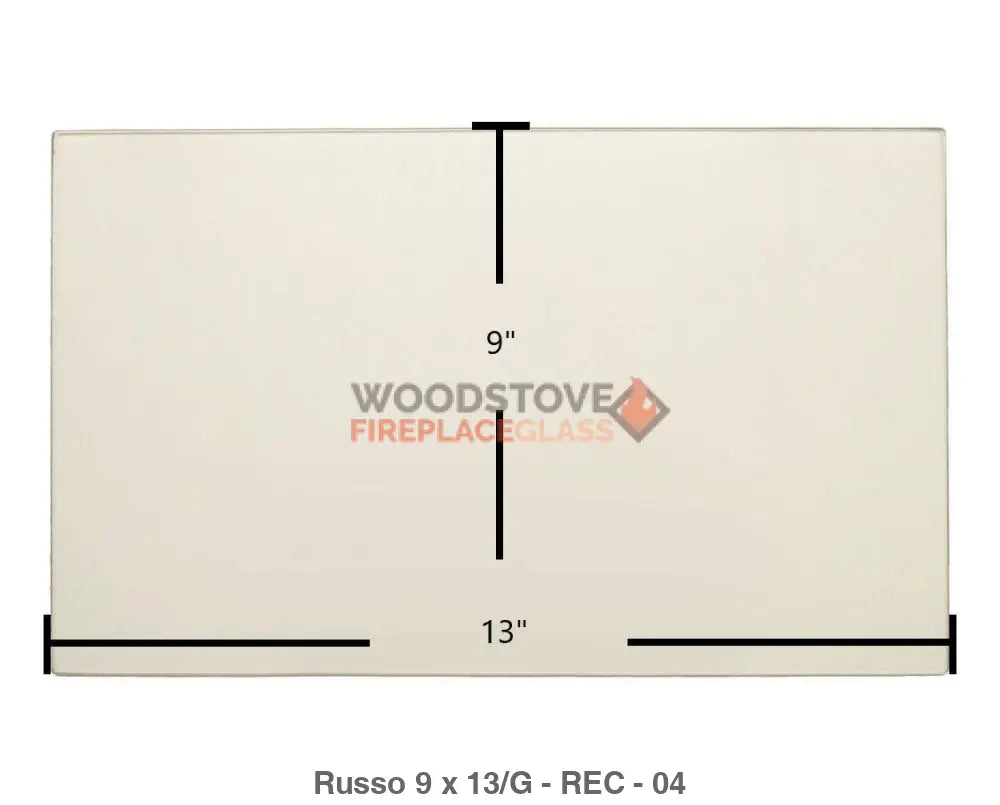 Russo Model 1 Glass - Woodstove Fireplace Glass