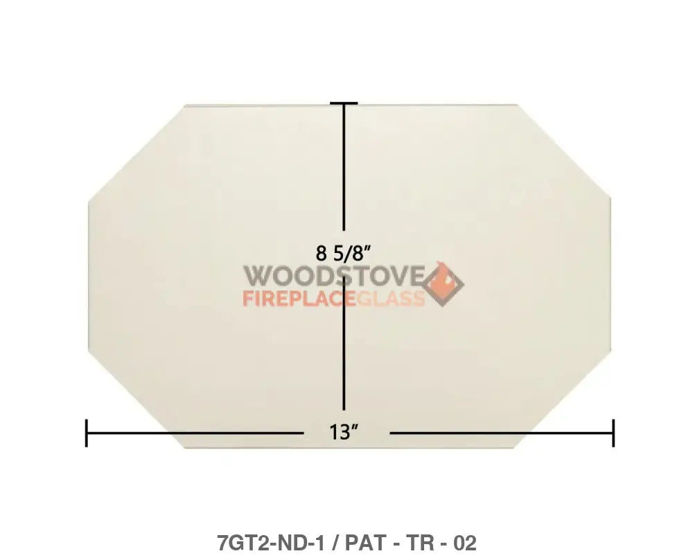 Treemont Small Single Door Glass - Woodstove Fireplace Glass