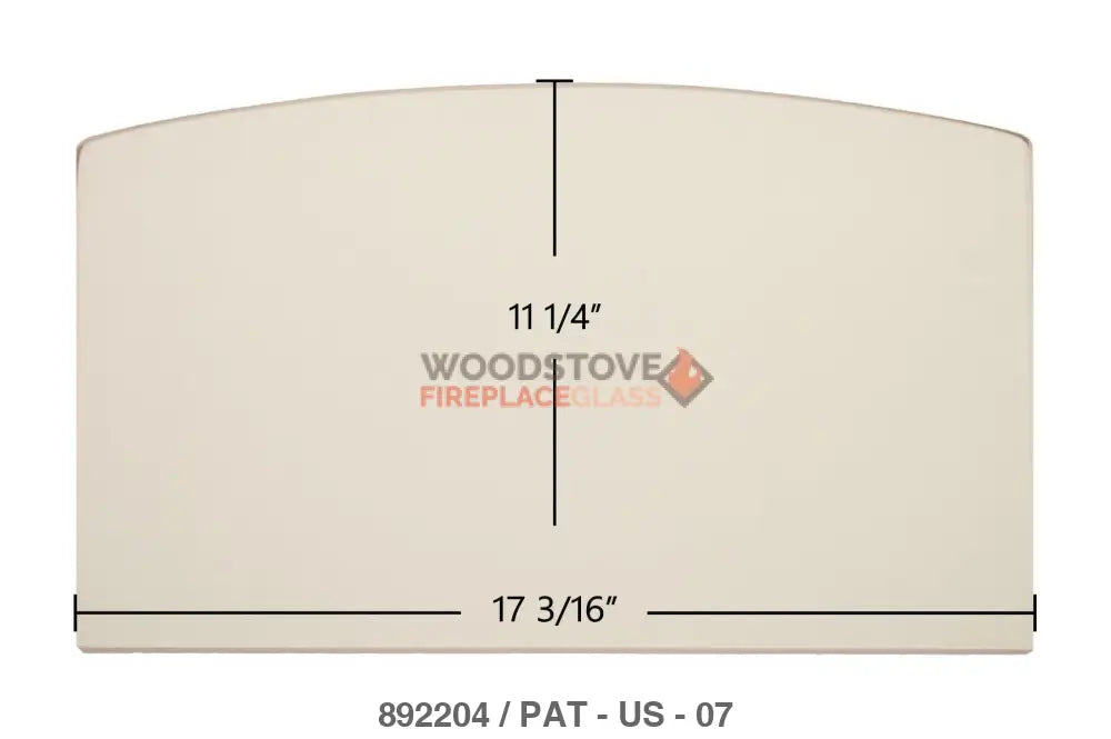 US Stove 2000E, 2500E, Breckwell SW180, SW740, Ashley AW180, AW740, AW2020E, AW2520E Glass - Woodstove Fireplace Glass