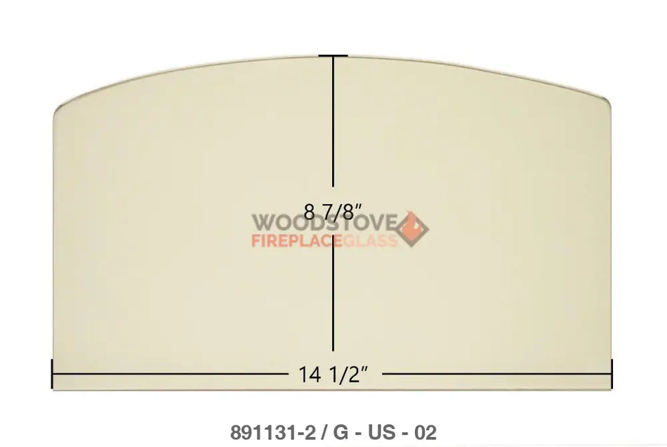 American Harvest 6039, 6041, 2000, 2500, 3000, APCI1406 Glass (891131-2) - Woodstove Fireplace Glass