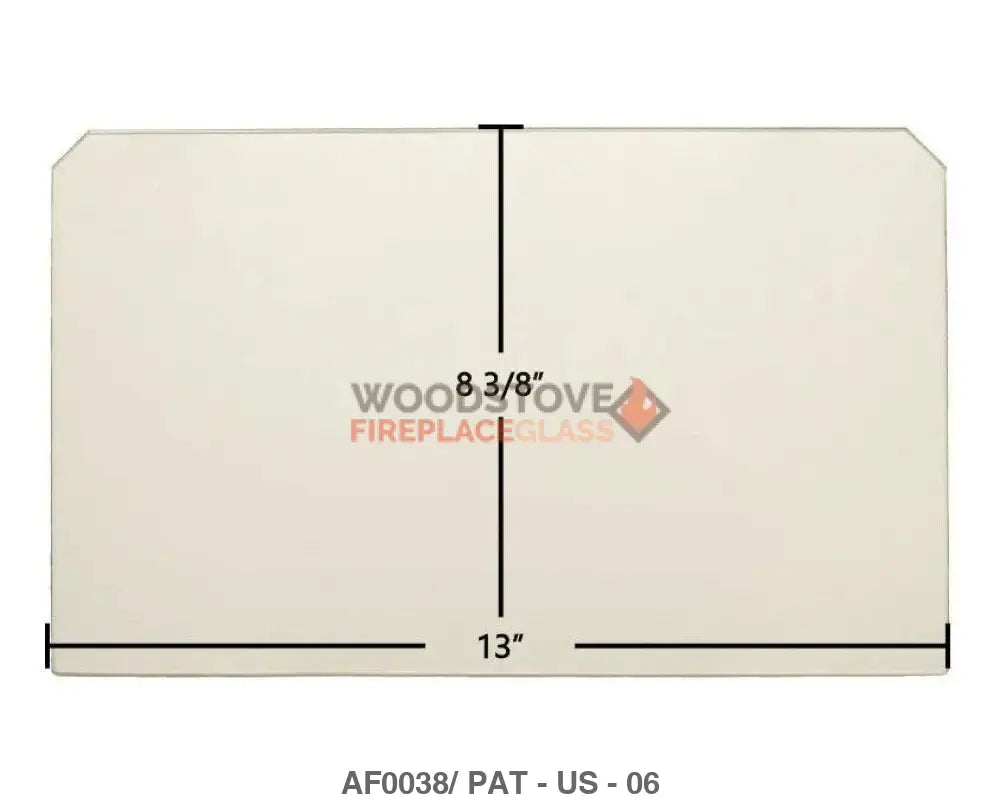 US Stove APS1100B Glass - Woodstove Fireplace Glass