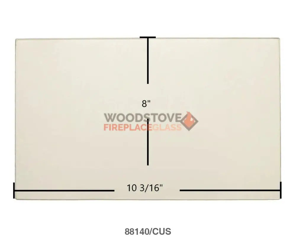 US Stove Forester 5824, Vogelzang Frontiersman 450ELGB, Vogelzang 450ELG, pedestal 2021 M2021, Insert 4300/4301/4303, Pedestal 1821, Forester 4100/4101 Glass (88140) - Woodstove Fireplace Glass