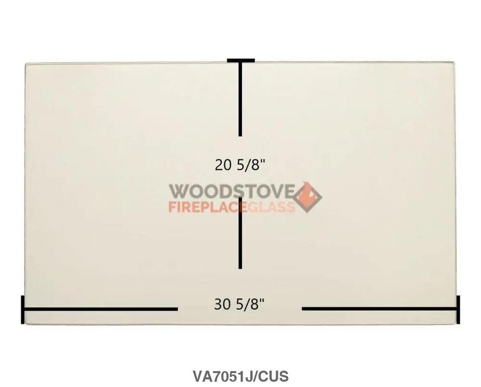 Valcourt Antoinette FP7B0 Glass - Woodstove Fireplace Glass