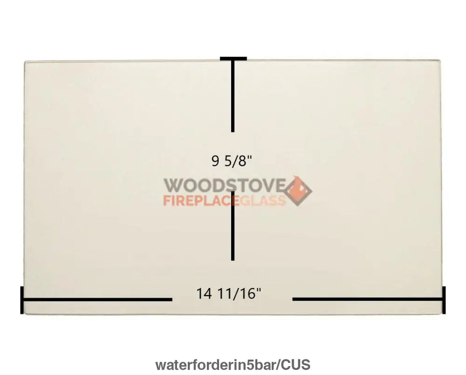 Waterford Erin 5 Bar Glass (68-133-007) - Woodstove Fireplace Glass