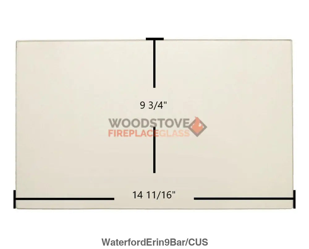 Waterford Erin 9 Bar Glass (68-133-008) - Woodstove Fireplace Glass