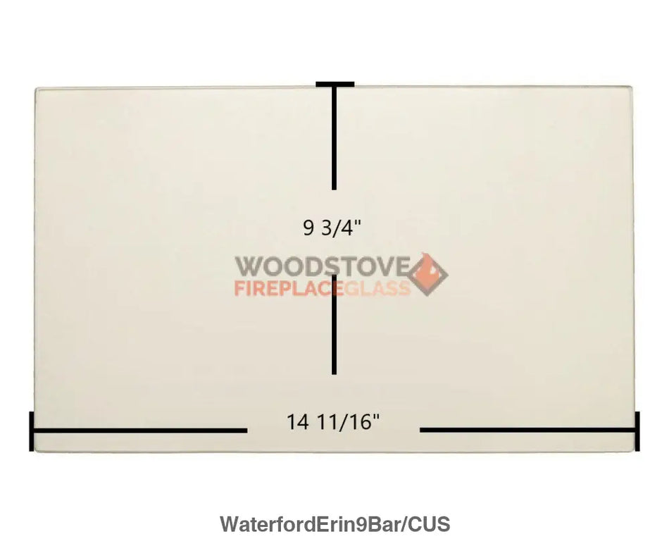 Waterford Erin 9 Bar Glass (68-133-008) - Woodstove Fireplace Glass