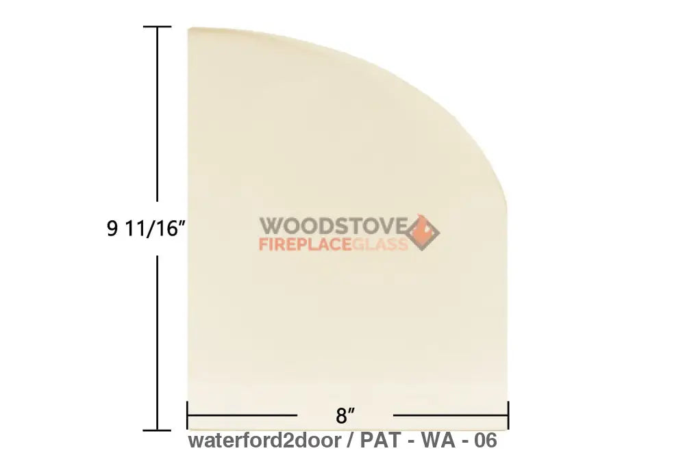 Waterford 2 Door Glass - Woodstove Fireplace Glass