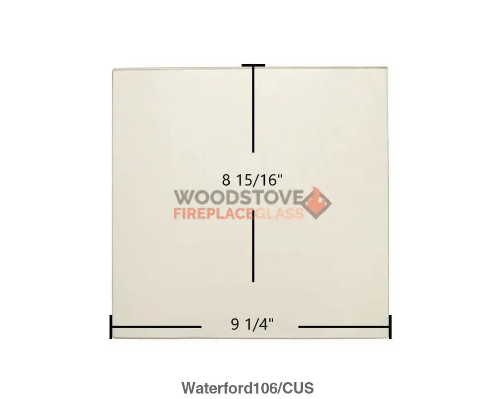 Waterford 106 Glass ( 68-133-001) - Woodstove Fireplace Glass