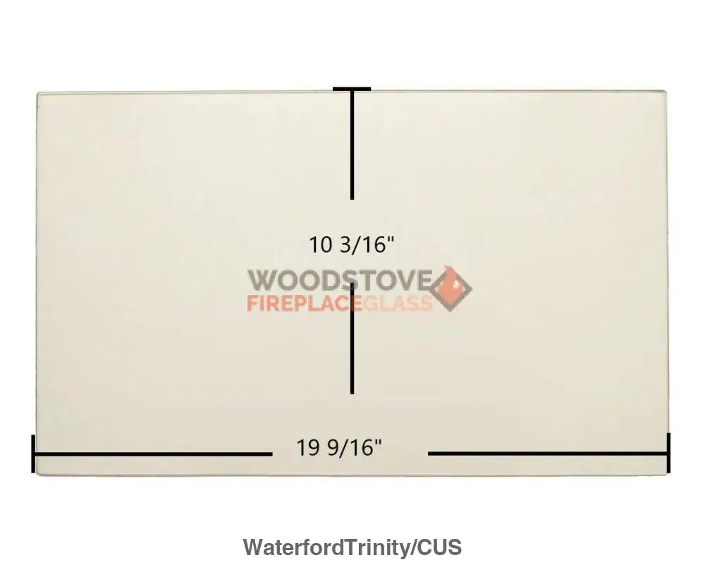 Waterford Trinity Glass (68-133-010) - Woodstove Fireplace Glass