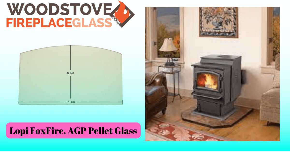 High Temp Resistant Ceramic Glass For Lopi Foxfire Agp Pellet Stove